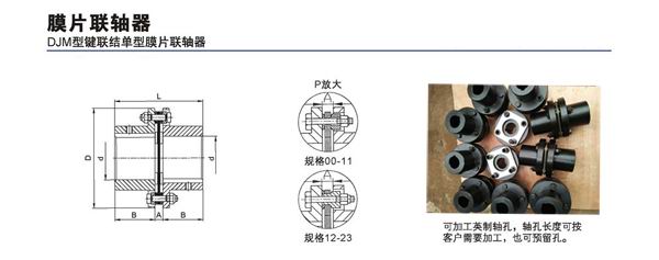 單膜片聯(lián)軸器